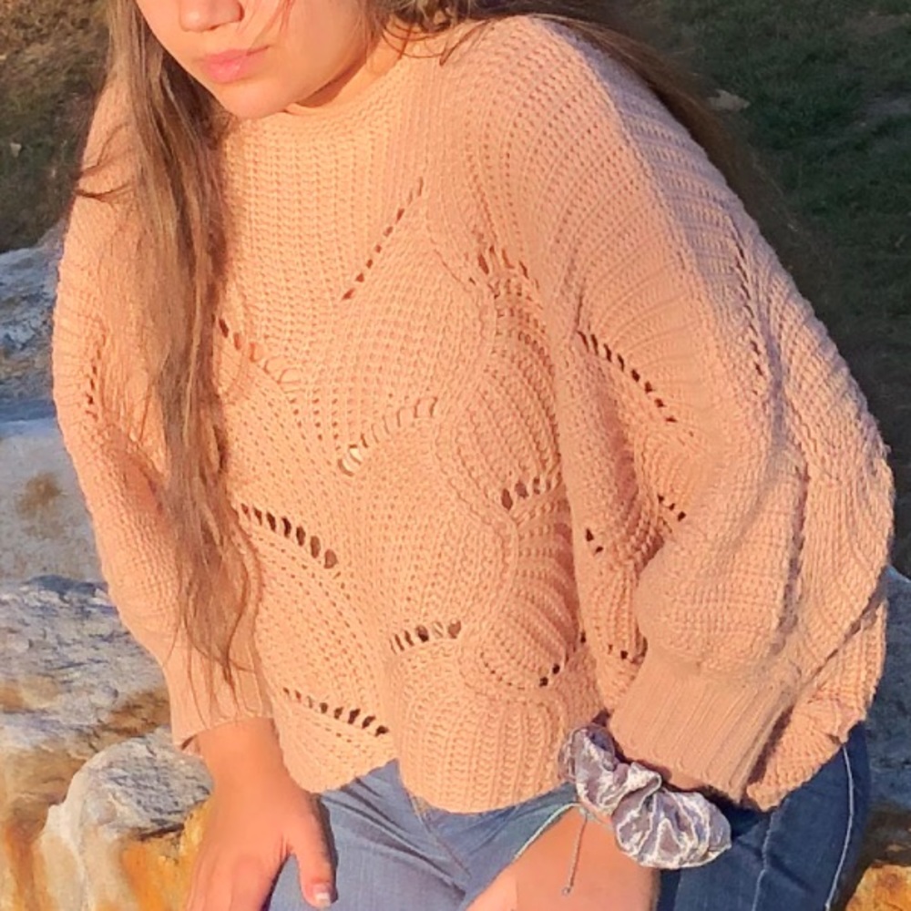 Cream sweater